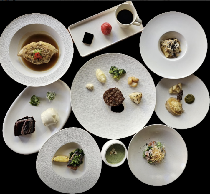 서초역 맛집 블랙 플레이팅 요리